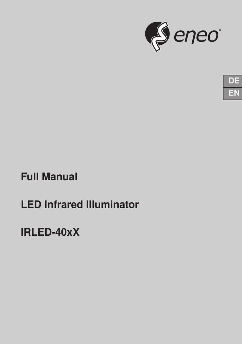 Eneo IRLED-40 Series Installation instructions