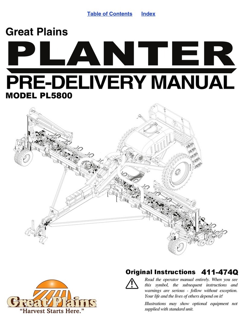 GREAT PLAINS Yield-Pro PL5800 Predelivery Manual
