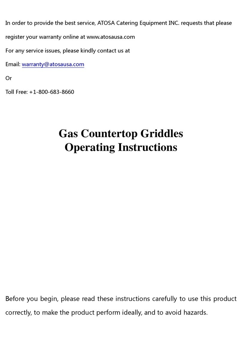 Atosa ATTG Series User manual