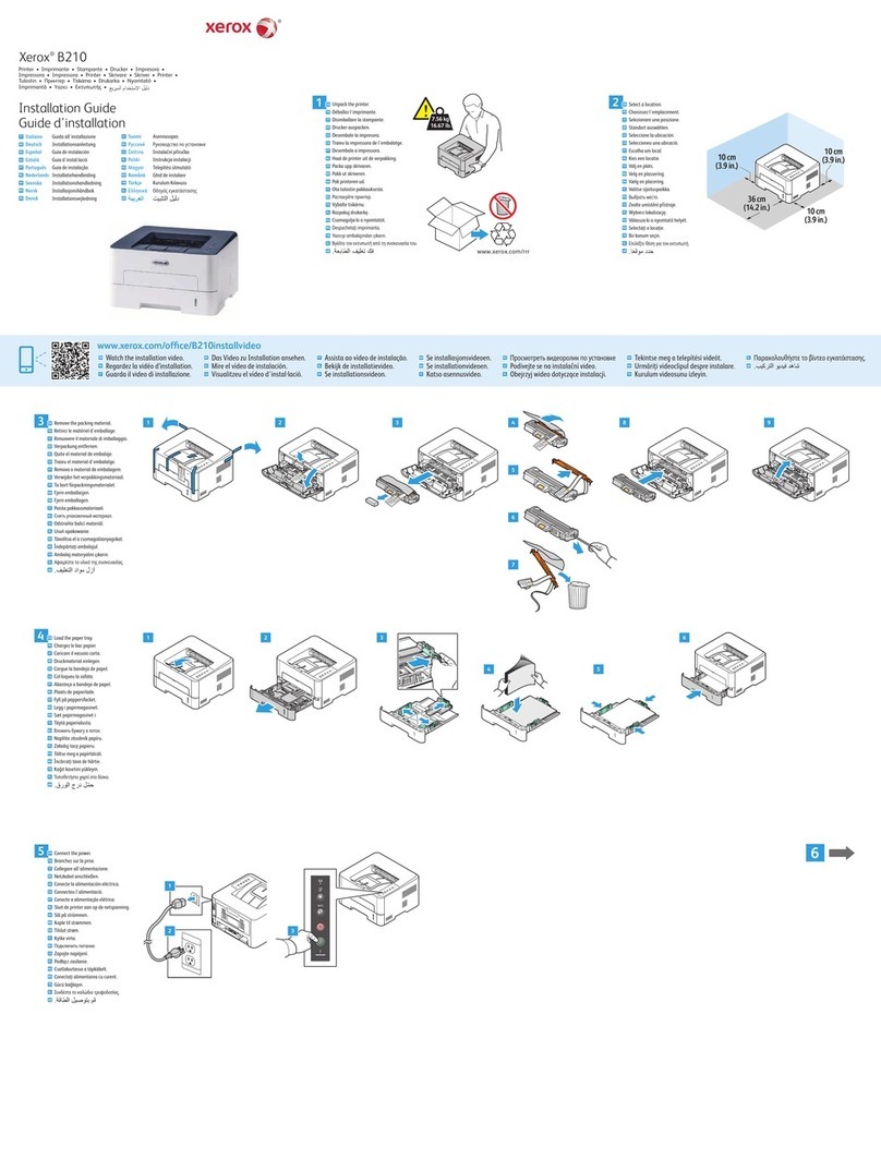 Xerox B210 User manual