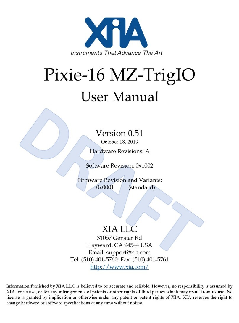 XIA Pixie-16 MZ-TrigIO user manual