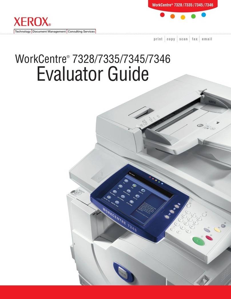 Xerox WorkCentre 7335 User manual