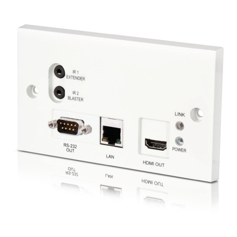 CYP 5-Play HDBaseT PU-507WPRX User manual