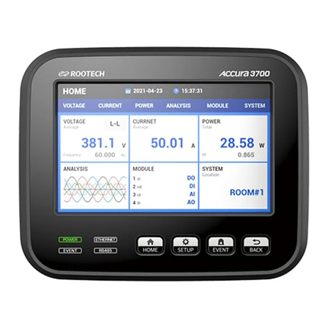 ROOTECH ACCURA 3700 Series user guide