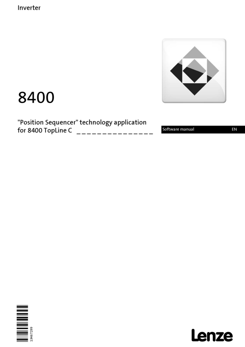 Lenze L-force 8400 Series Software manual