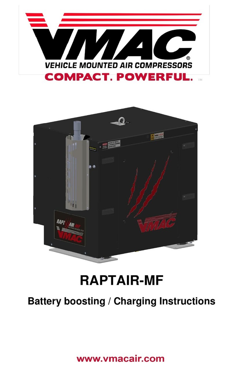 Vmac RAPTAIR-MF Battery boosting/Charging Instructions