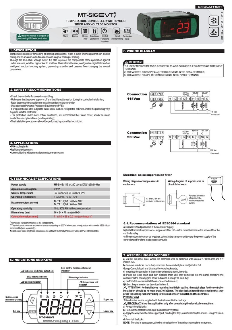Full Gauge MT-516EVT manual