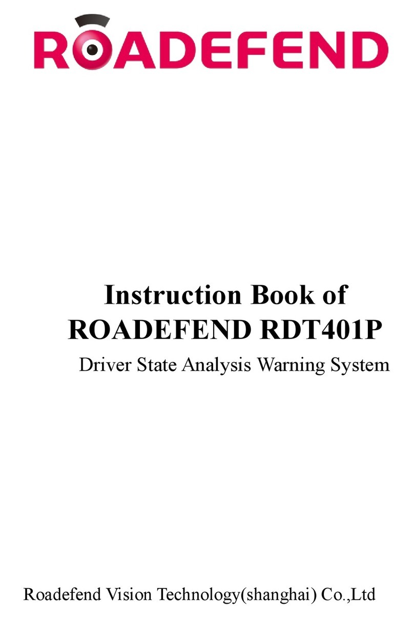 Roadefend RDT401P Instruction book