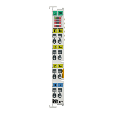 Beckhoff EL3773 Operator's manual