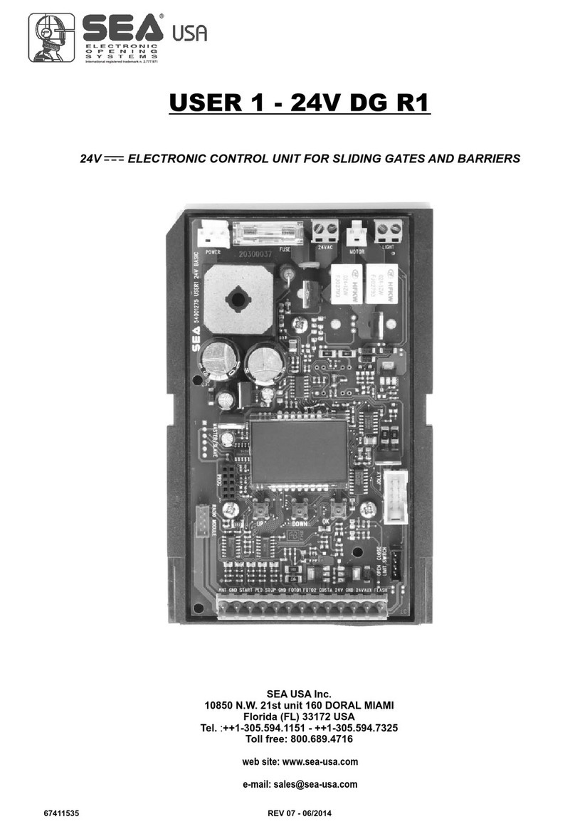 SEA USA USER 1 24V DG R1 manual