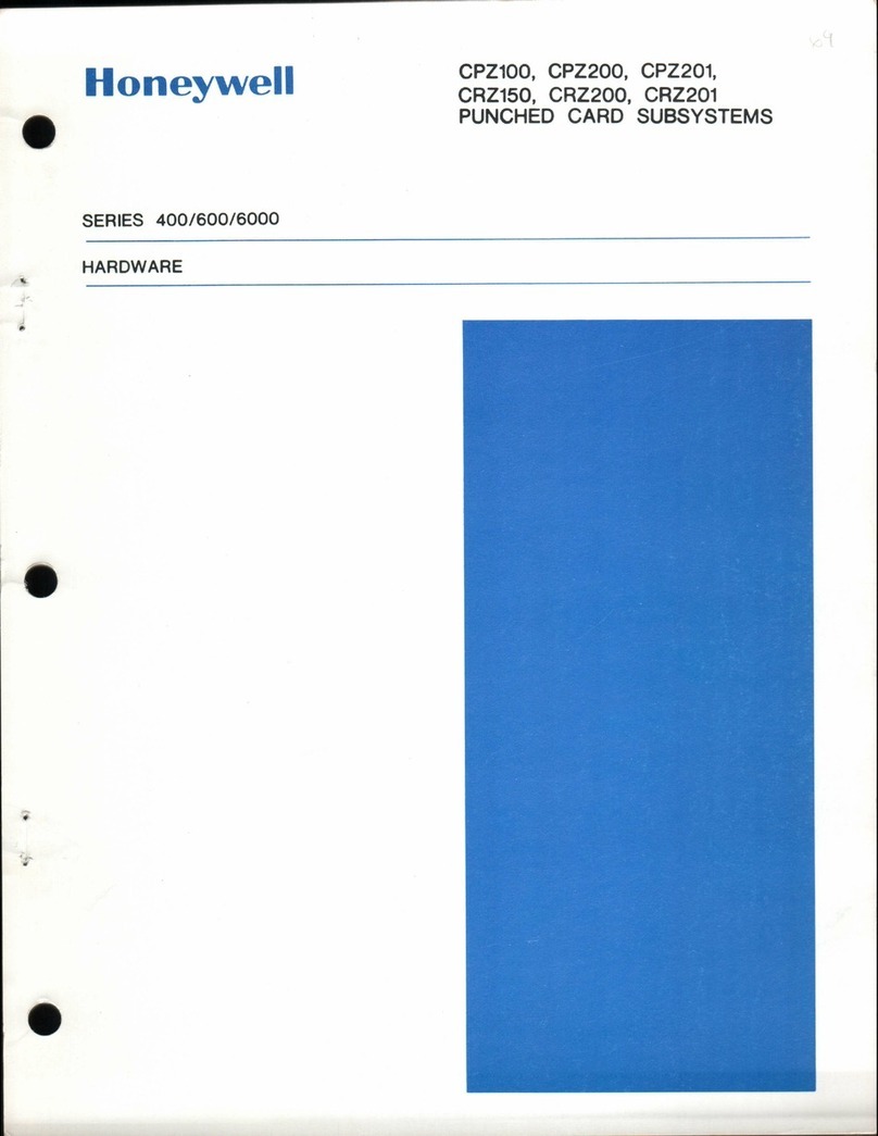 Honeywell 400 Series Hardware manual