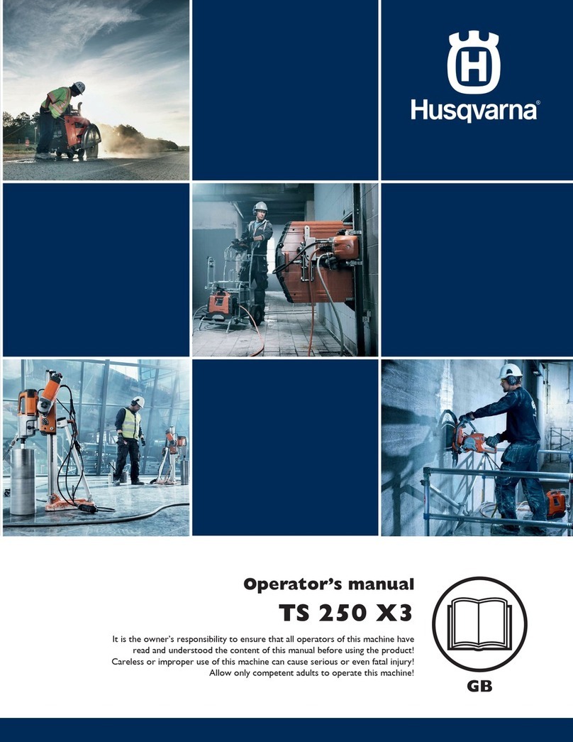 Husqvarna TS 250 X3 Operator's manual