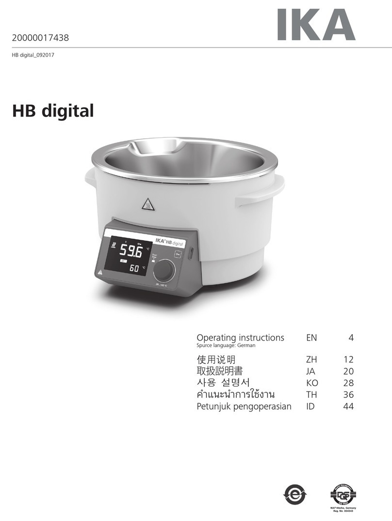 IKA HB digital User manual