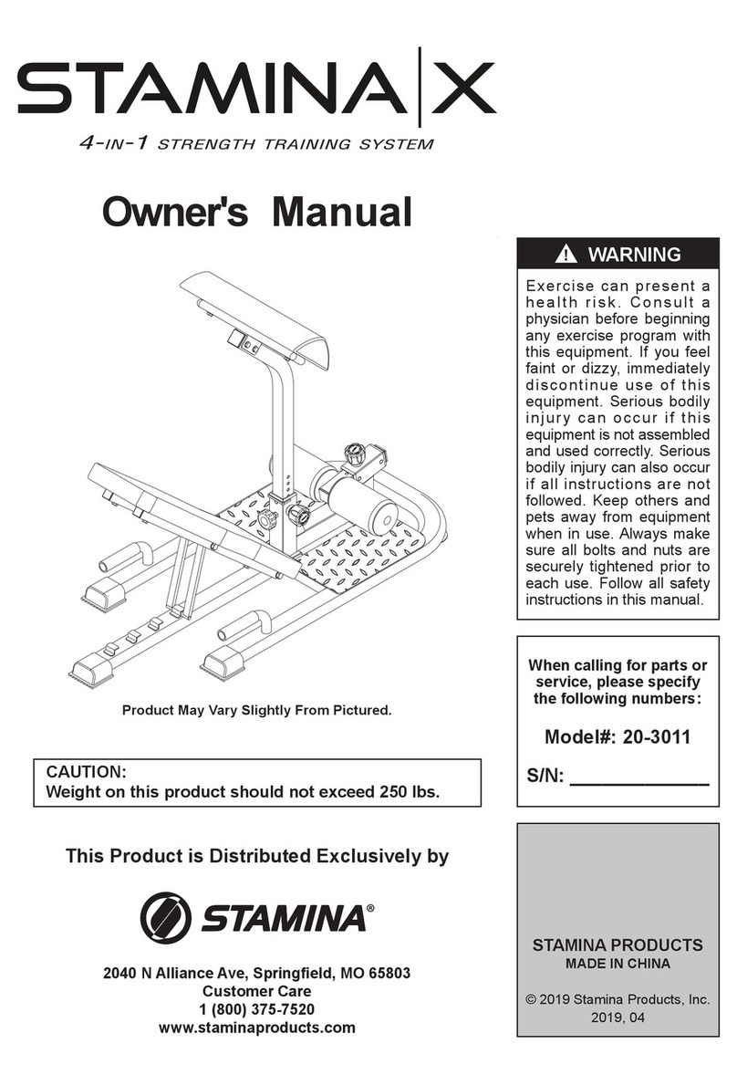 Stamina 20-3011 owner's manual