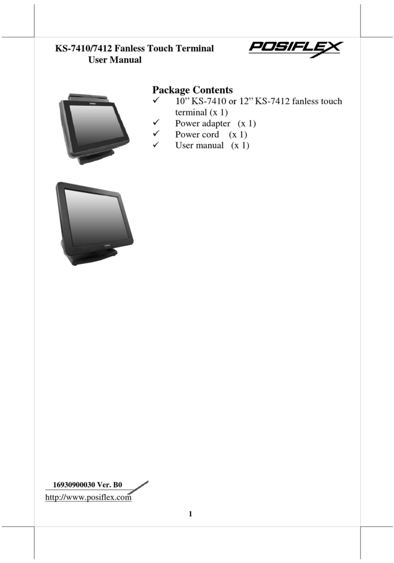 POSIFLEX KS-7410 User manual