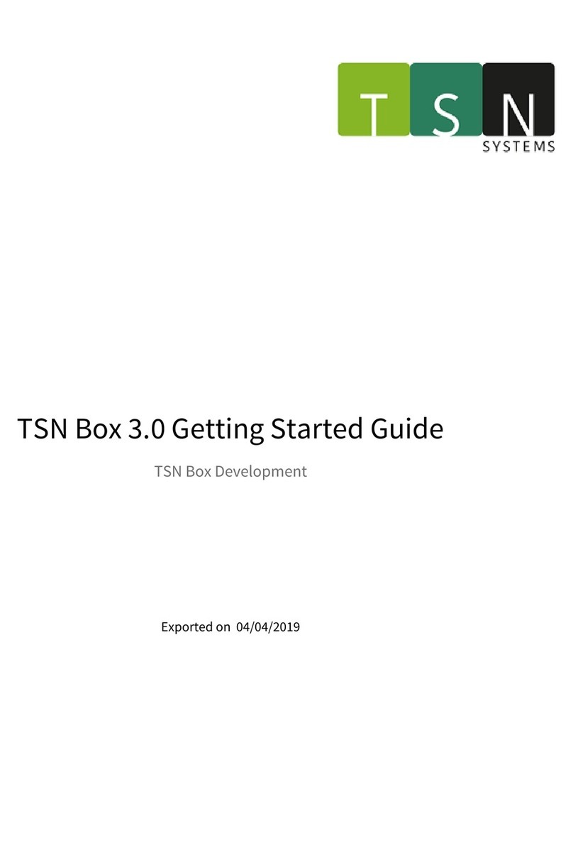 TSN Systems Box 3.0 Getting started guide