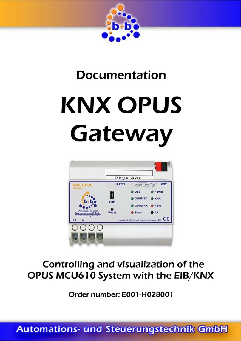 B+B KNX OPUS Documentation