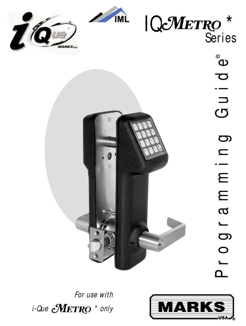 MARKS USA i-Que Metro Series Operating instructions