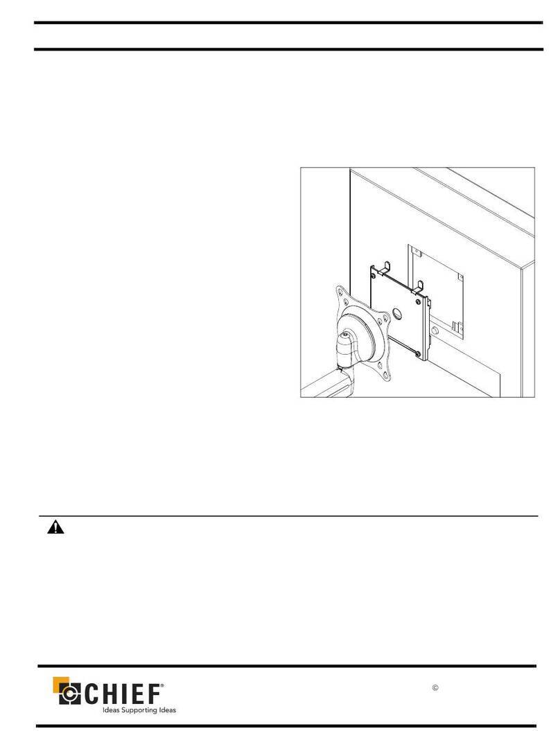 CHIEF MSP-G1 installation instructions