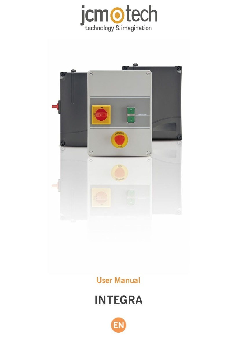 JCM Technologies INTEGRA user manual