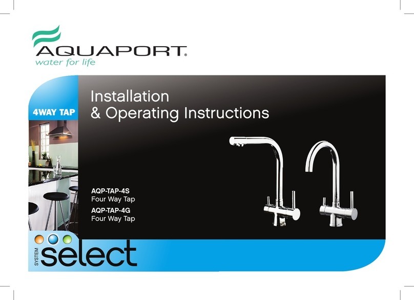 Aquaport AQP-TAP-4S Installation & operating instructions
