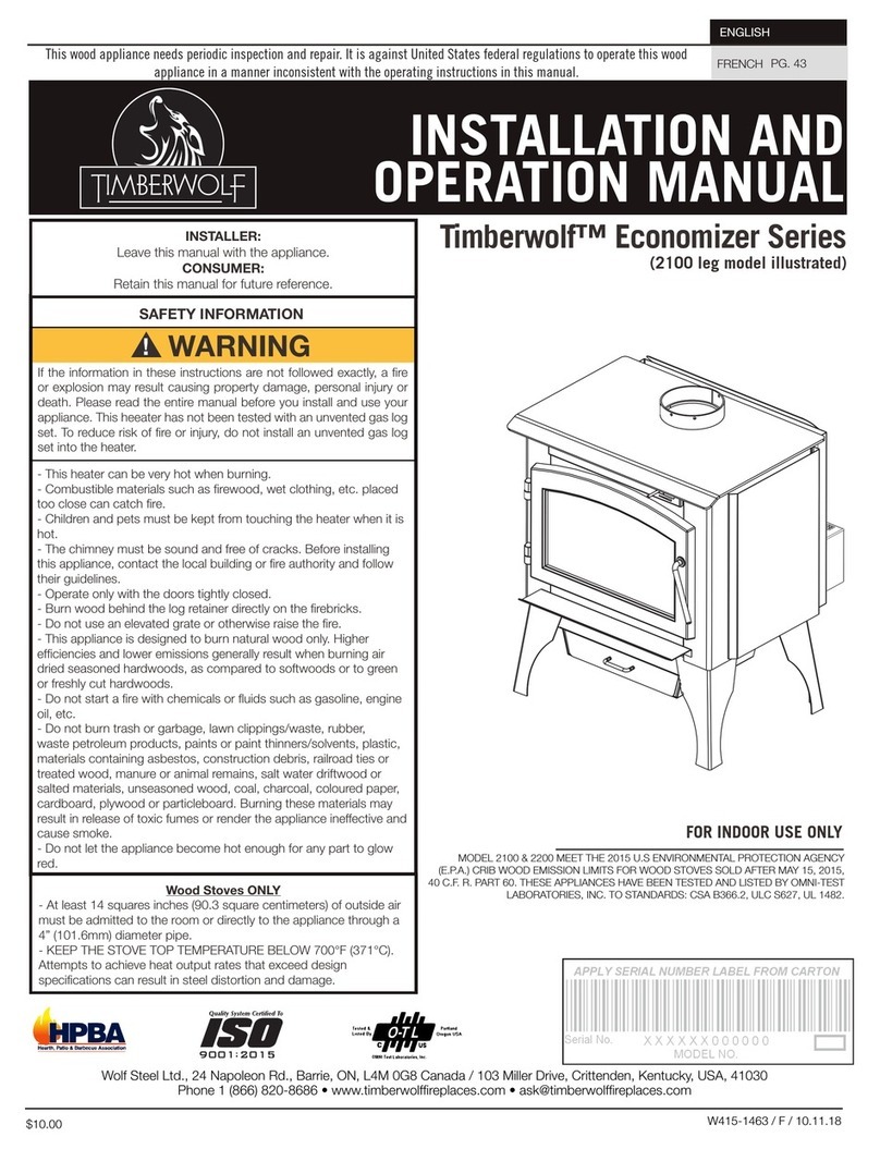 Timberwolf Economizer Series User manual