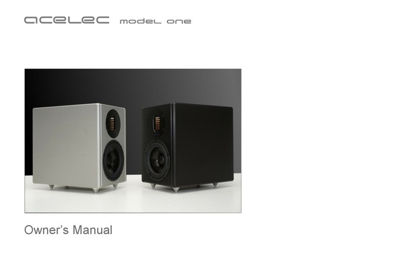 Sonnet Digital Audio Acelec Model One owner's manual