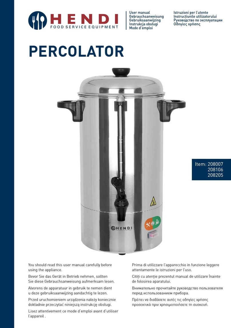 Hendi 208007 user manual