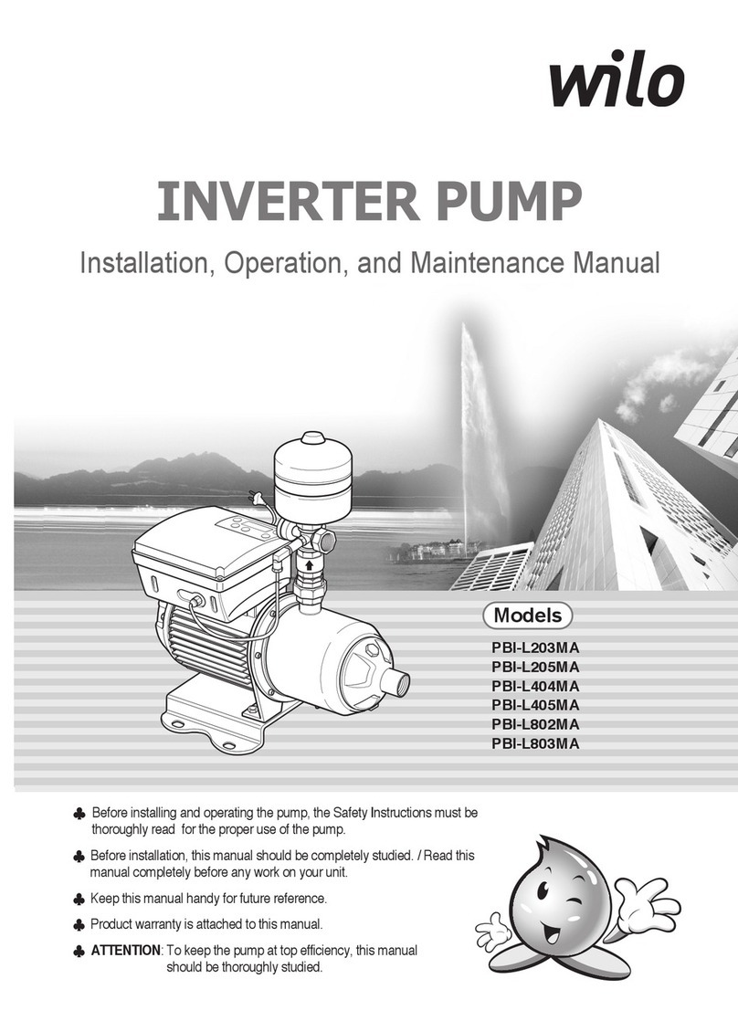 Wilo PBI-L203MA User manual