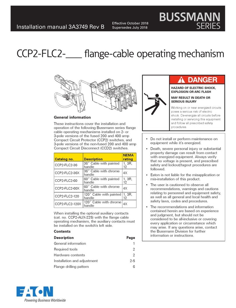 Eaton Bussmann Series User manual