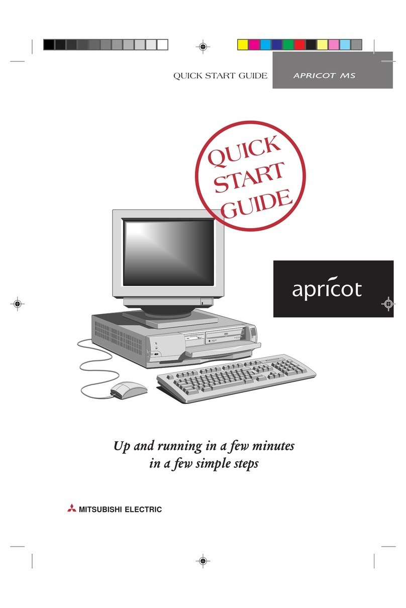 Mitsubishi Electric Apricot MS quick start guide Mitsubishi Electric Apricot MS quick start guide