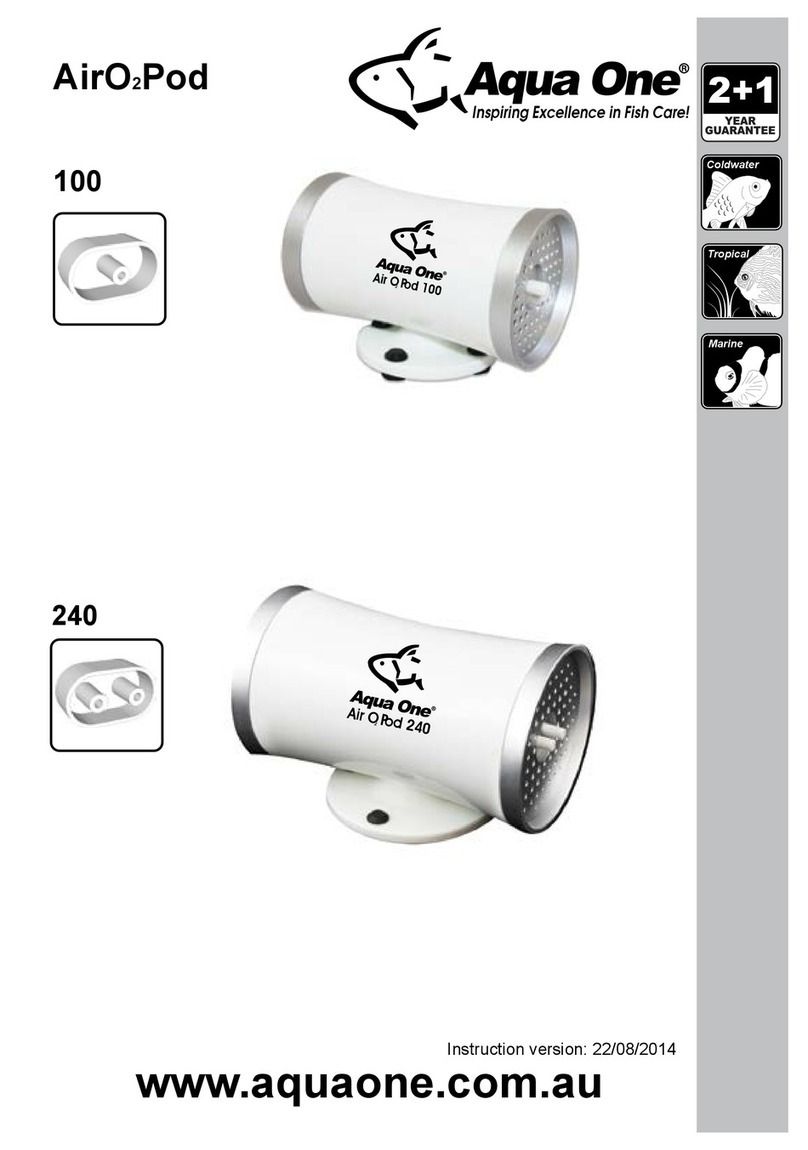 Aqua One AirO2Pod 240 User manual Aqua One AirO2Pod 240 User manual