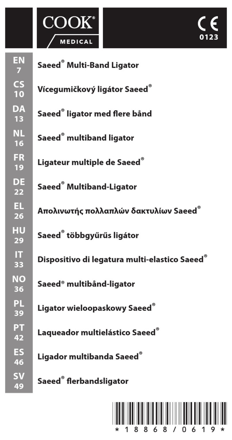 COOK Medical Saeed Series manual