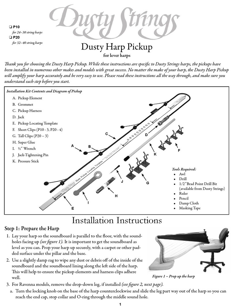 Dusty Strings Dusty Harp Pickup Series User manual