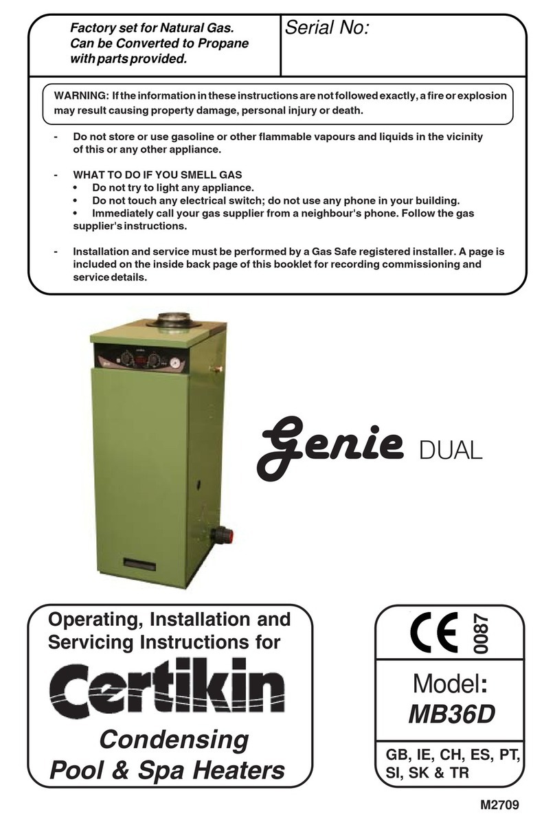 Certikin Genie DUAL MB35D User guide