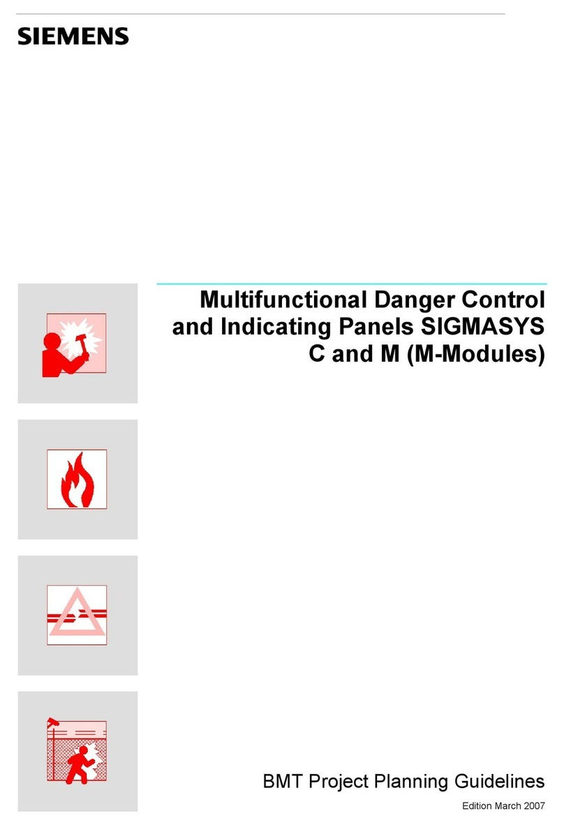 Siemens SIGMASYS C User manual