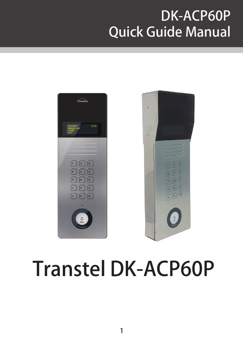 TransTel Communications DK-ACP60P User manual
