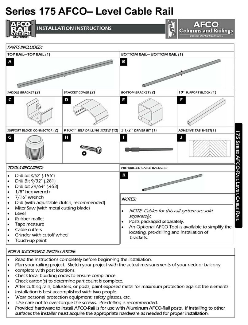 AFCO 175 Series installation instructions