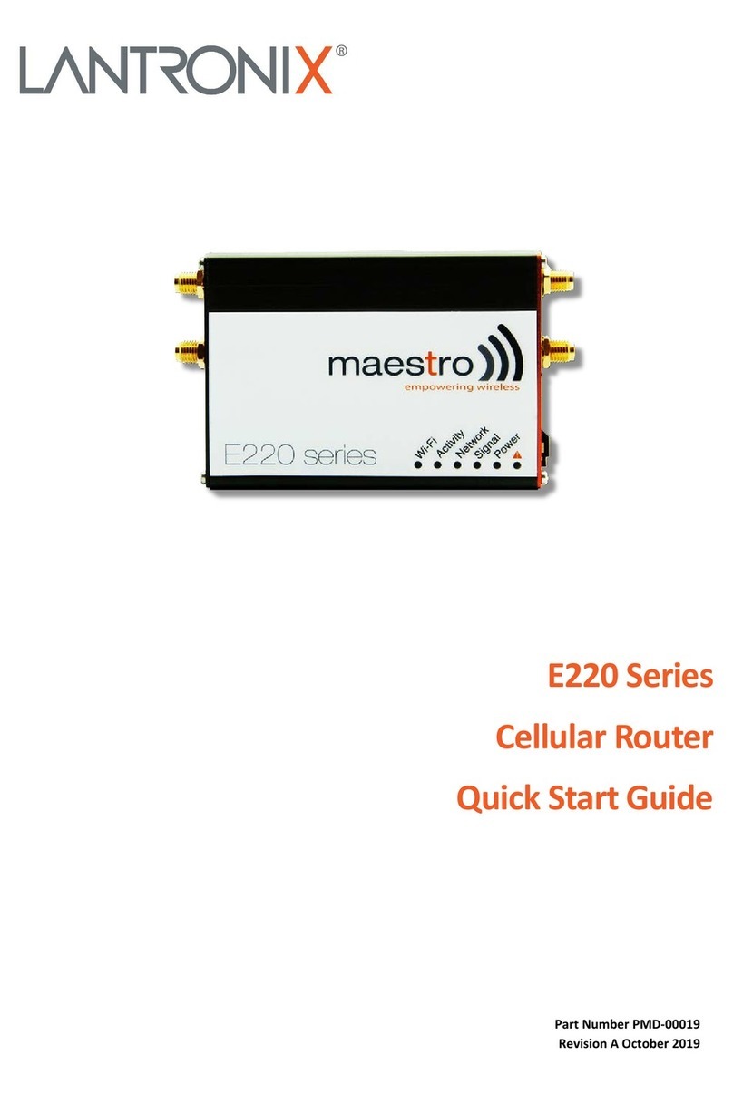 Lantronix Maestro E220 Series quick start guide