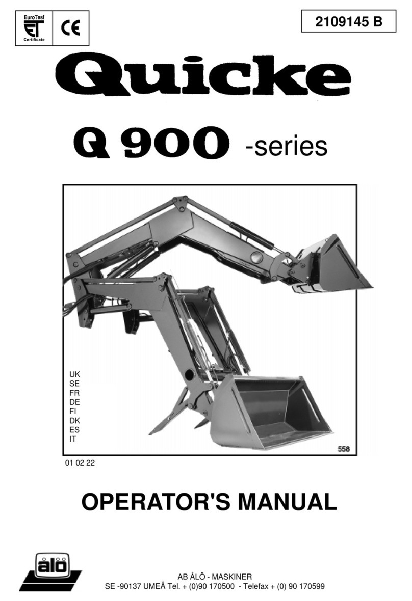 Quicke Q 910 US User manual