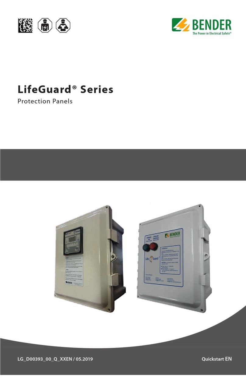 Bender LifeGuard Series User manual