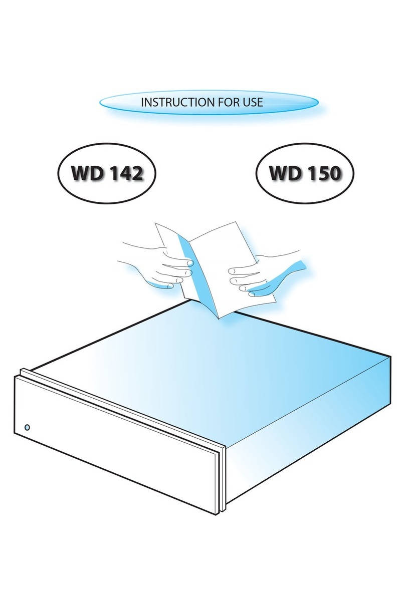 Whirlpool WD 142 User manual