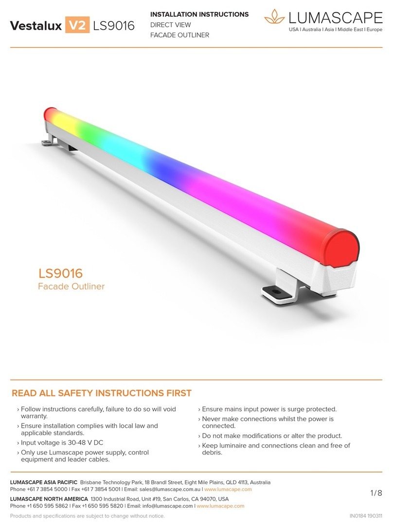 Lumascape Vestalux V2 LS9016 installation instructions