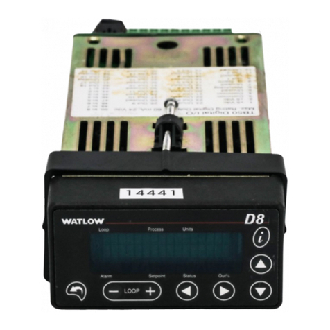 Watlow Controller Series D8 user guide