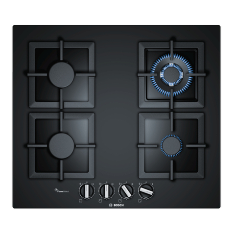 Bosch PPH6A6B20 installation instructions