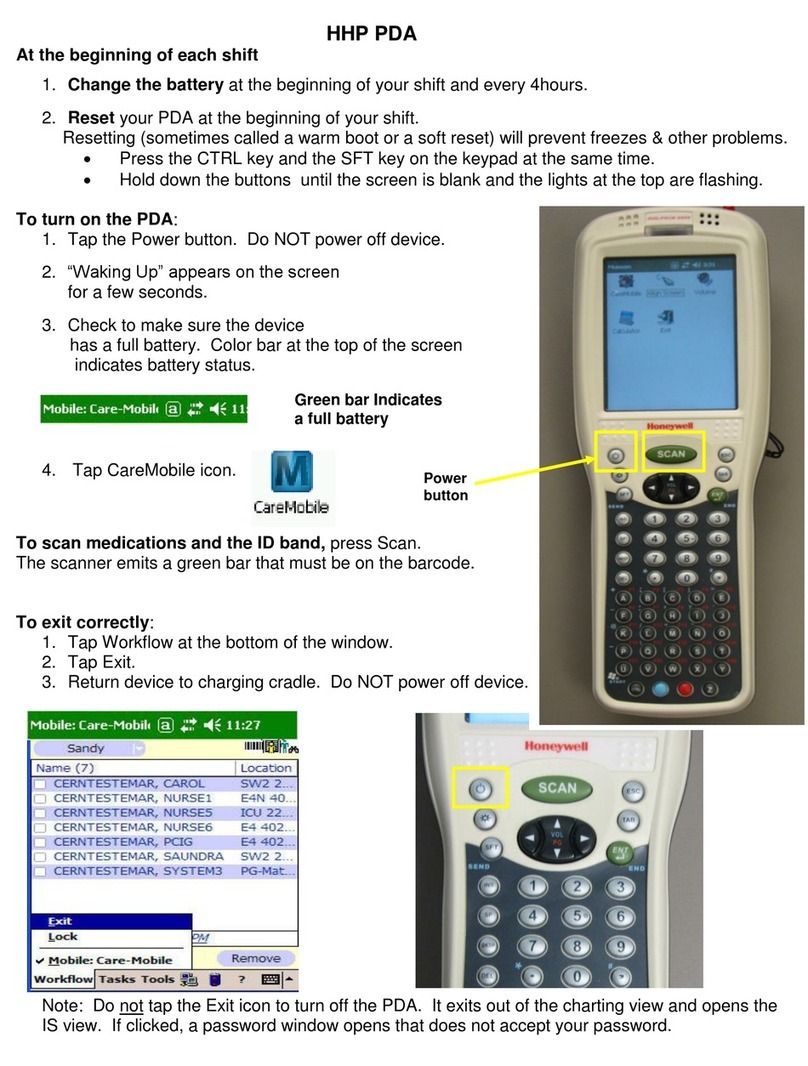 Honeywell HHP User manual