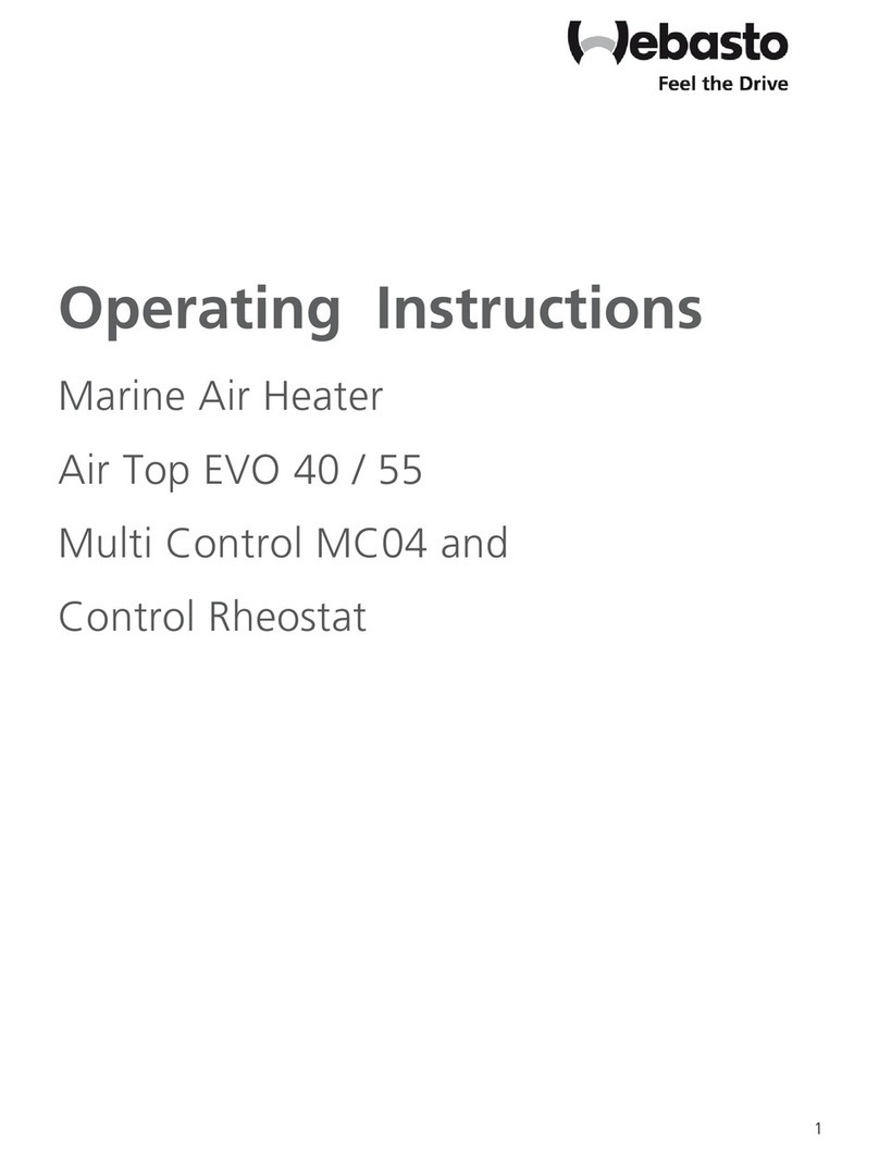 Webasto Air Top Evo 40 User manual Webasto Air Top Evo 40 User manual