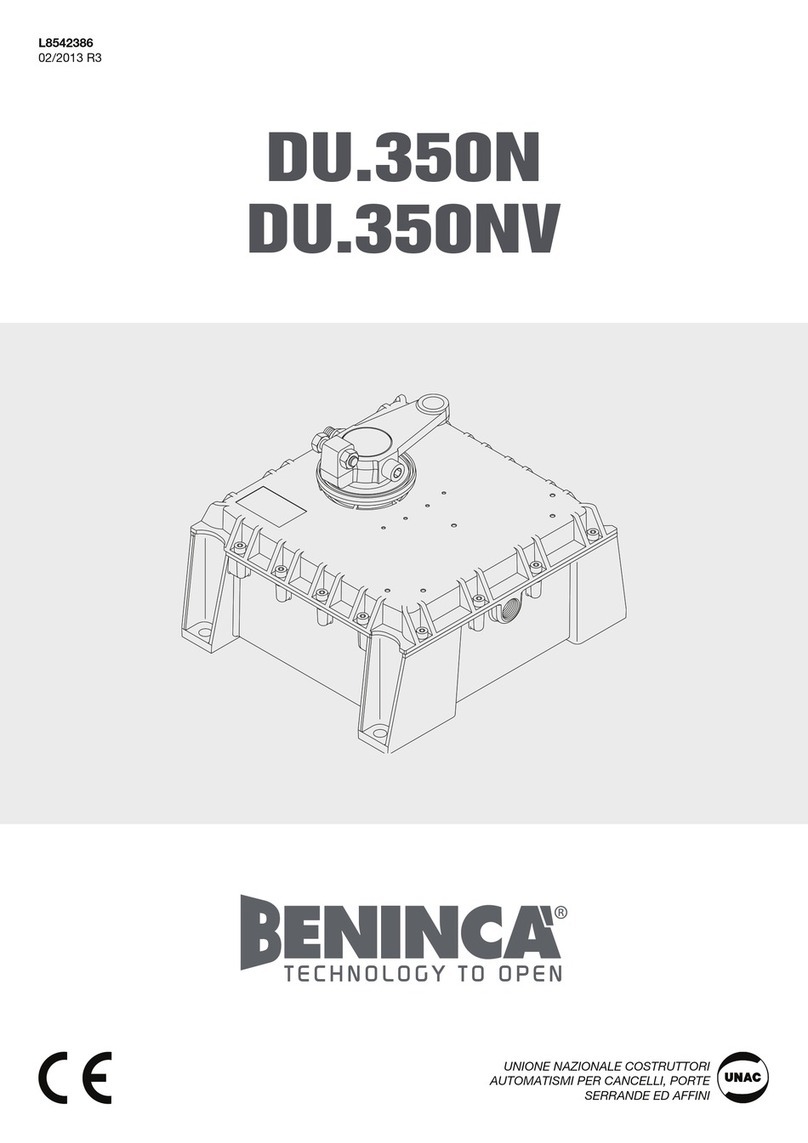 Beninca DU.350N manual