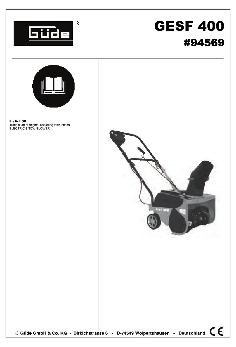 Gude GESF 400 operating instructions
