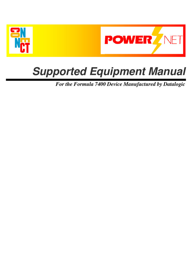 Connect Datalogic Formula 7400 Technical Document